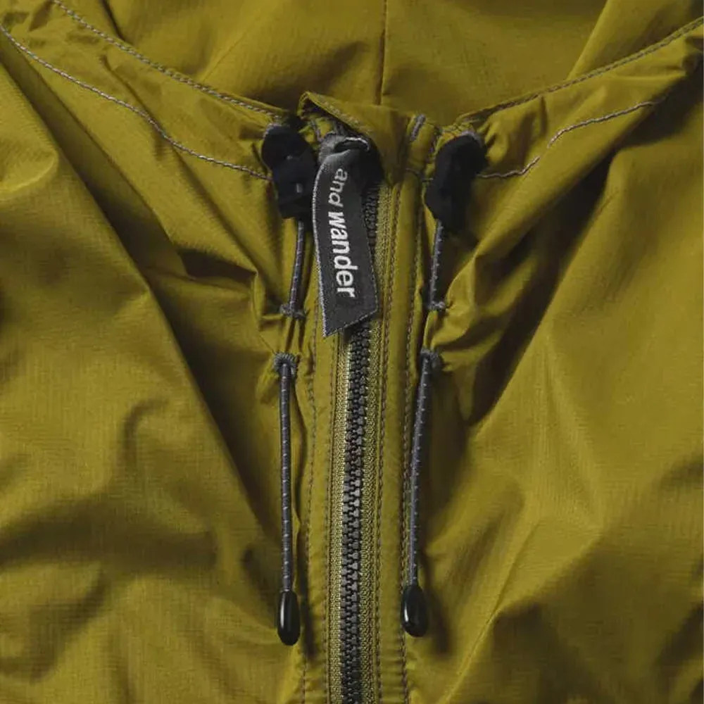 And Wander Pertex Wind Jacket Yellow