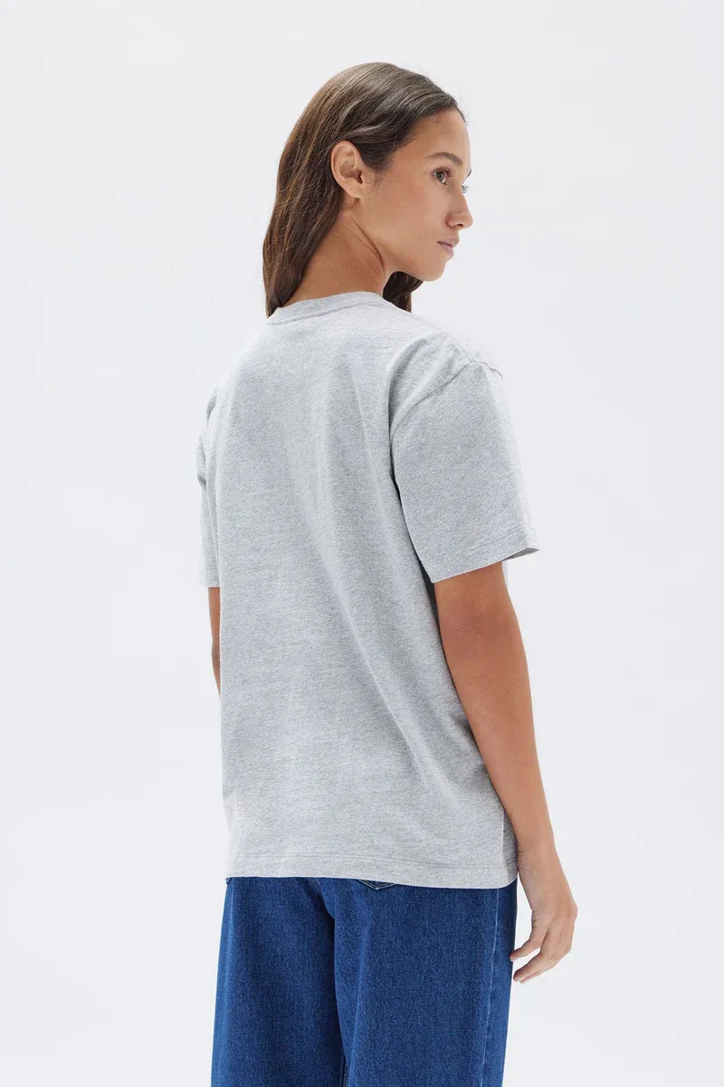 Assembly Label - Organic Base Tee - Grey Marle