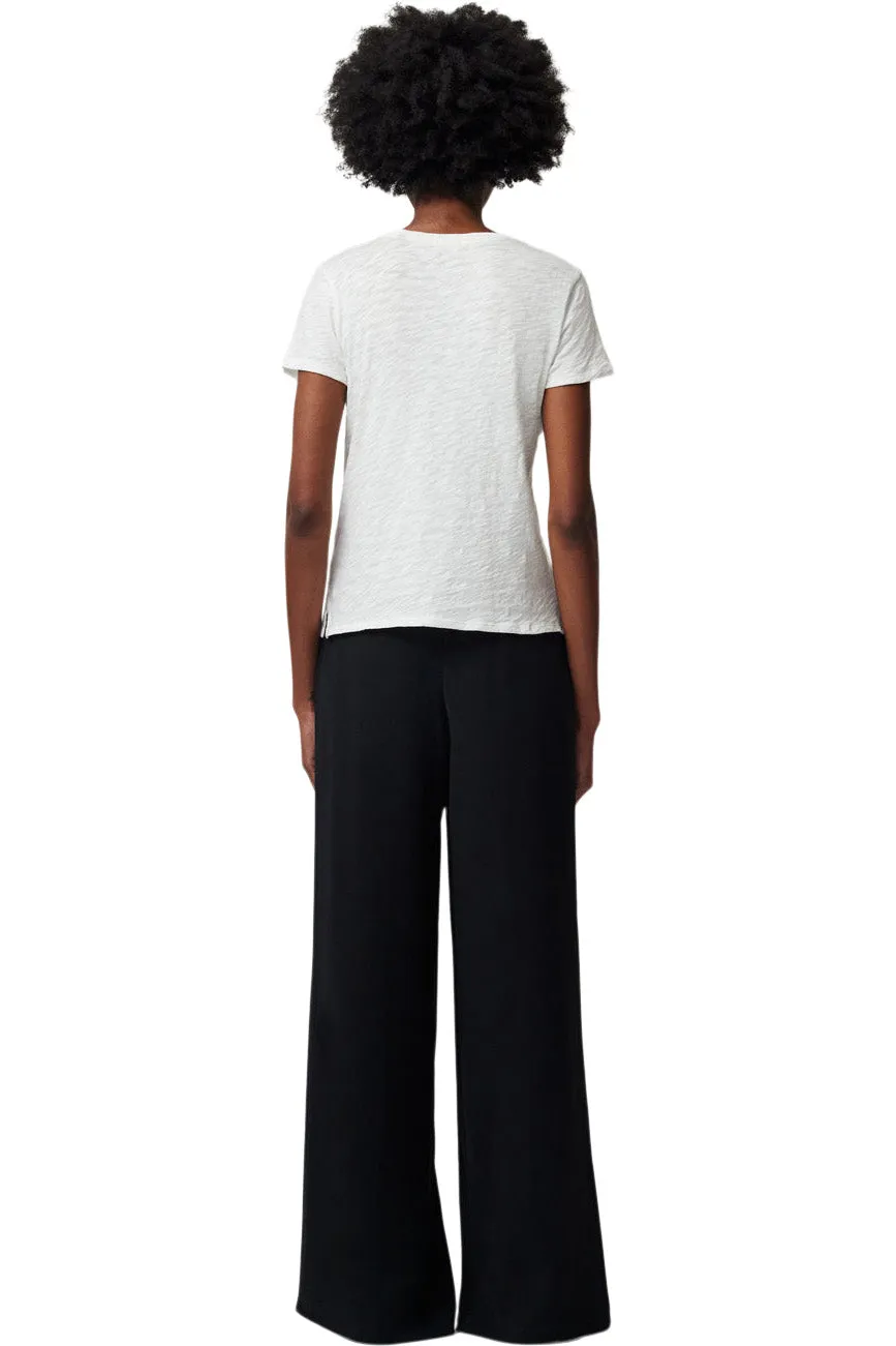 ATM Crepe Twill Palazzo Pants in Black