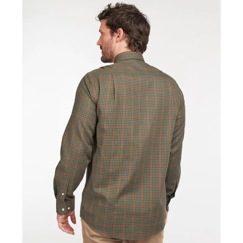 Barbour Henderson Thermo Weave Mens Shirt - Olive