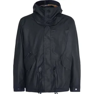 BARBOUR Short Wind Waxed Parka Classic Black