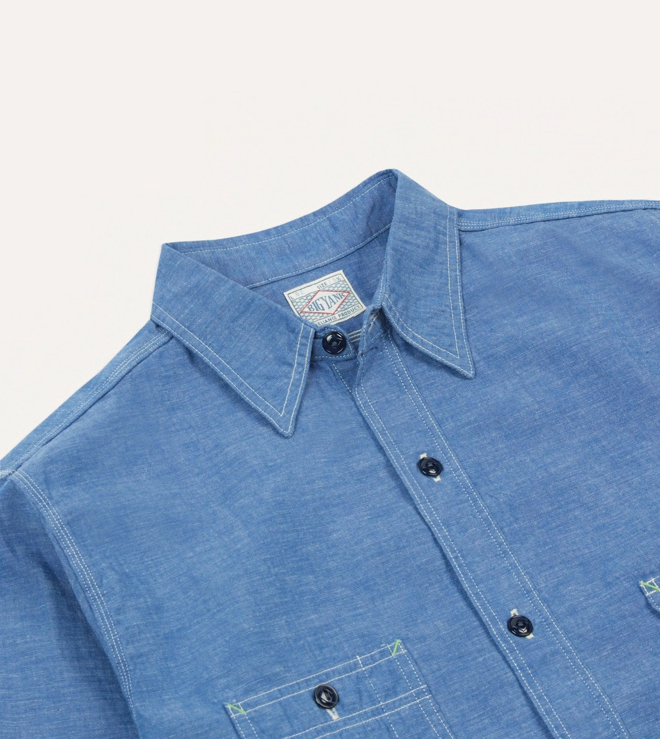 Big Yank '1935' Blue Chambray Shirt