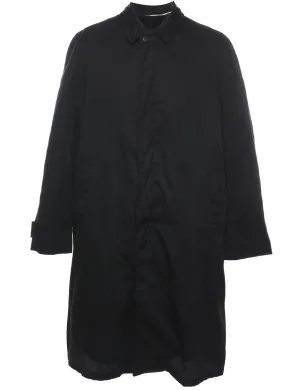 Black Classic Trench Coat - L