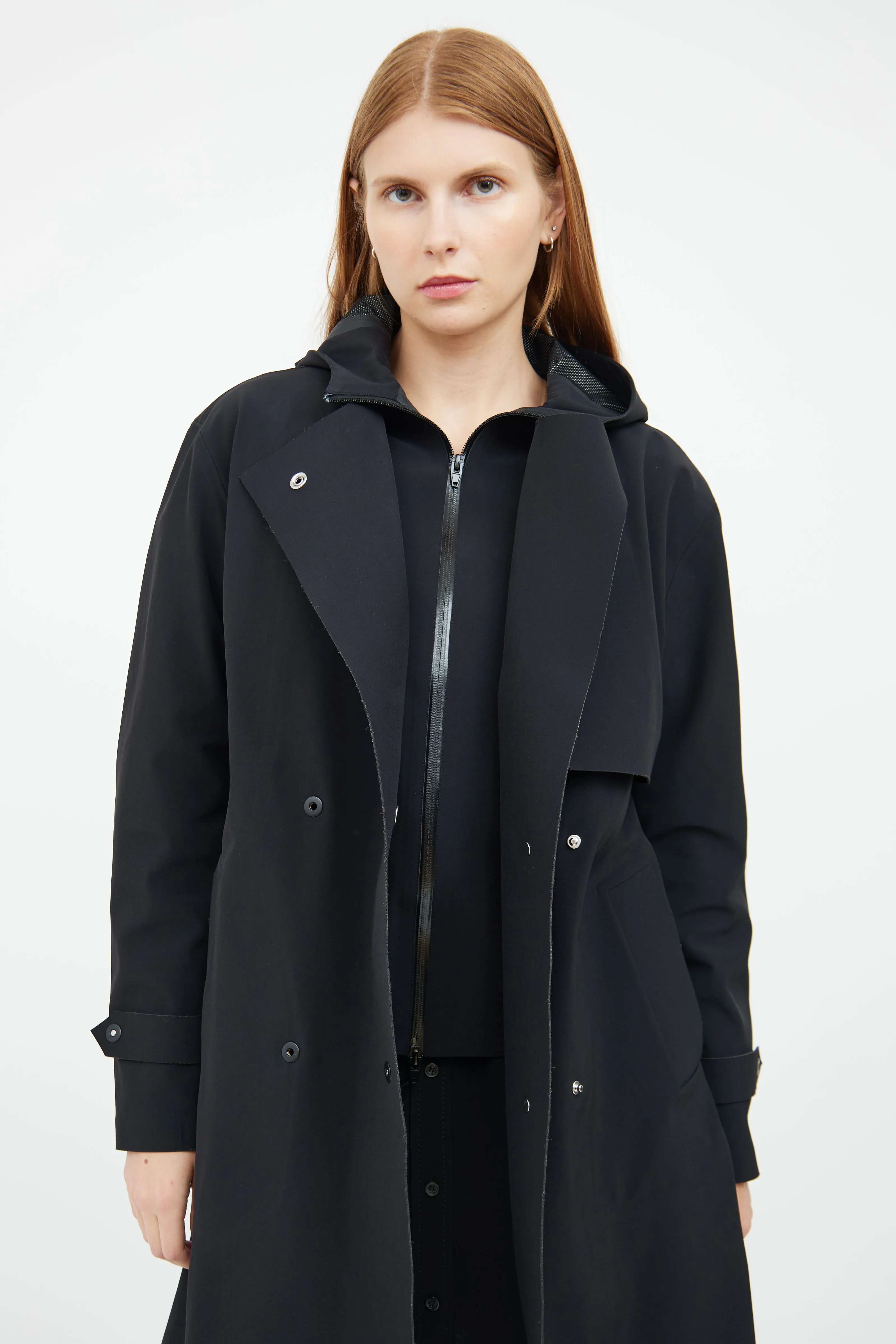 Black Long Trench Coat