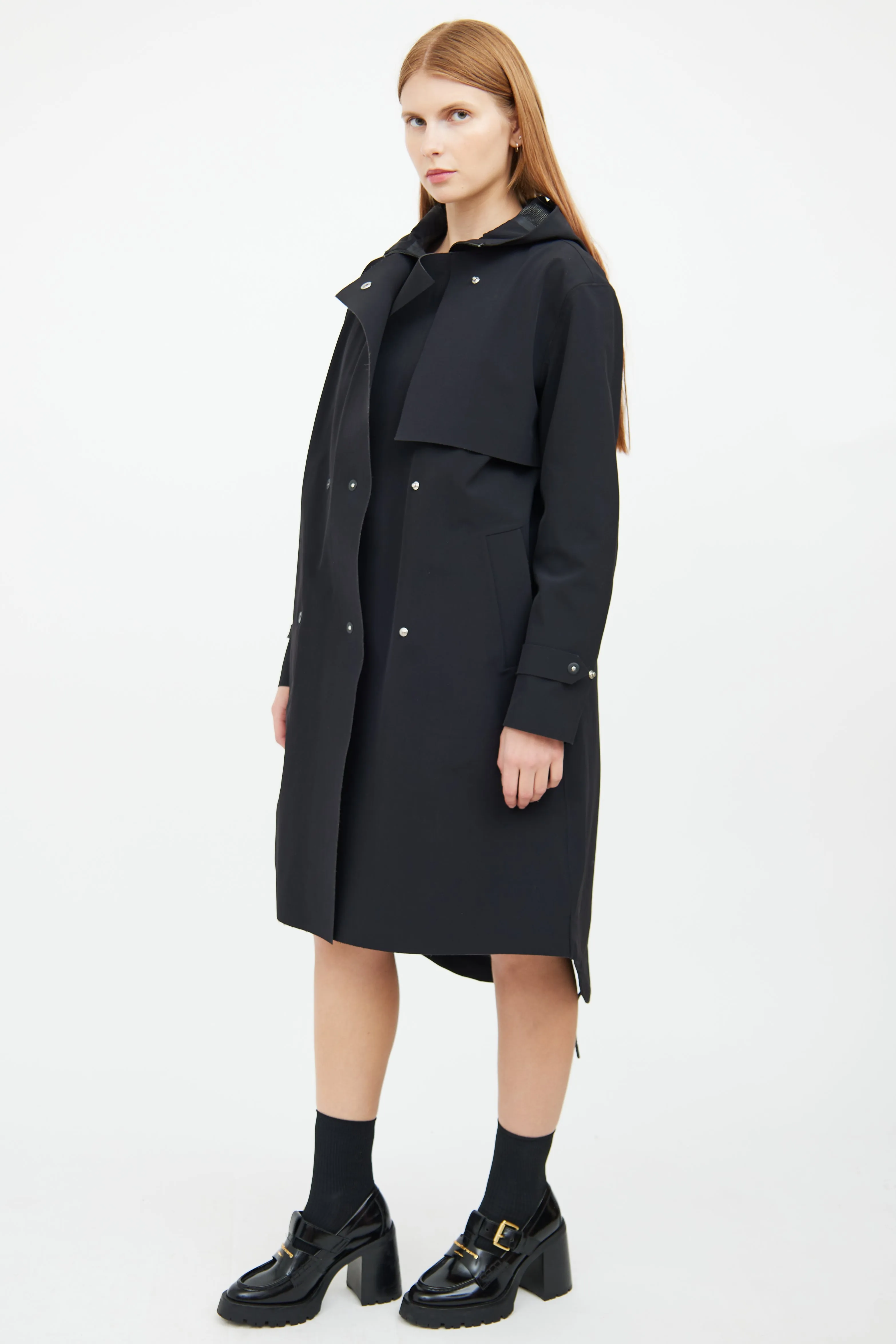 Black Long Trench Coat