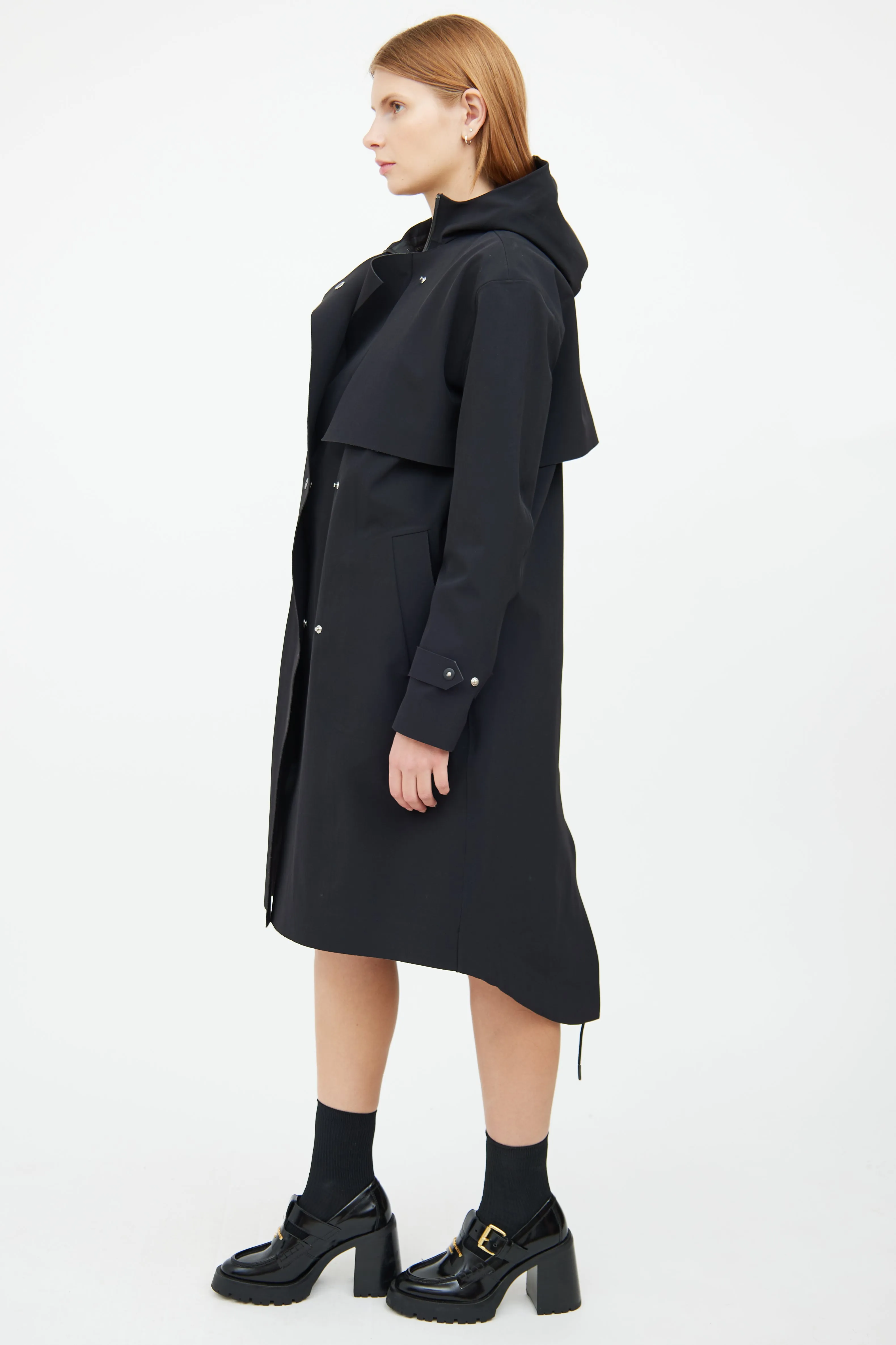 Black Long Trench Coat