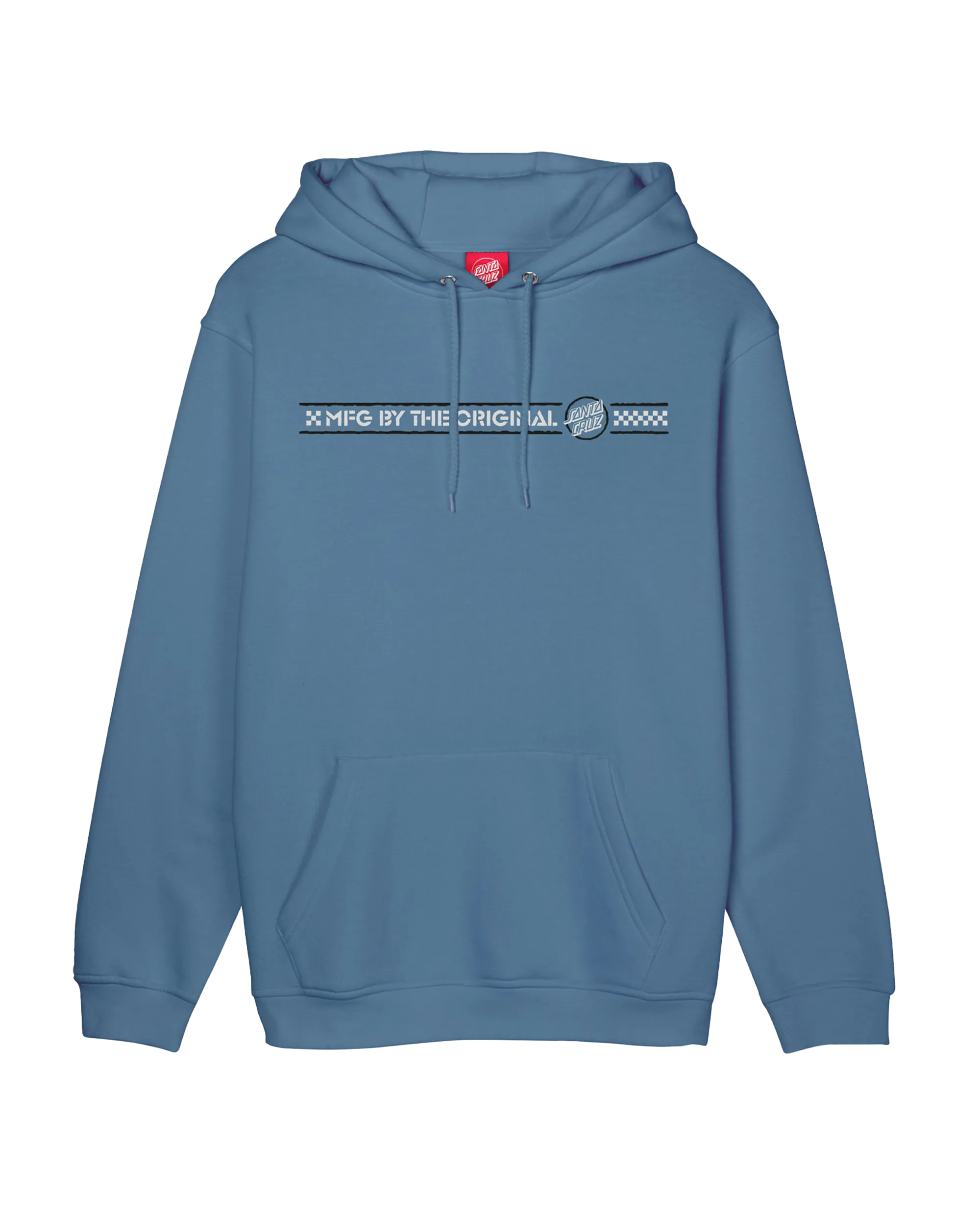 Breaker Dot Hoodie in Dusty Blue