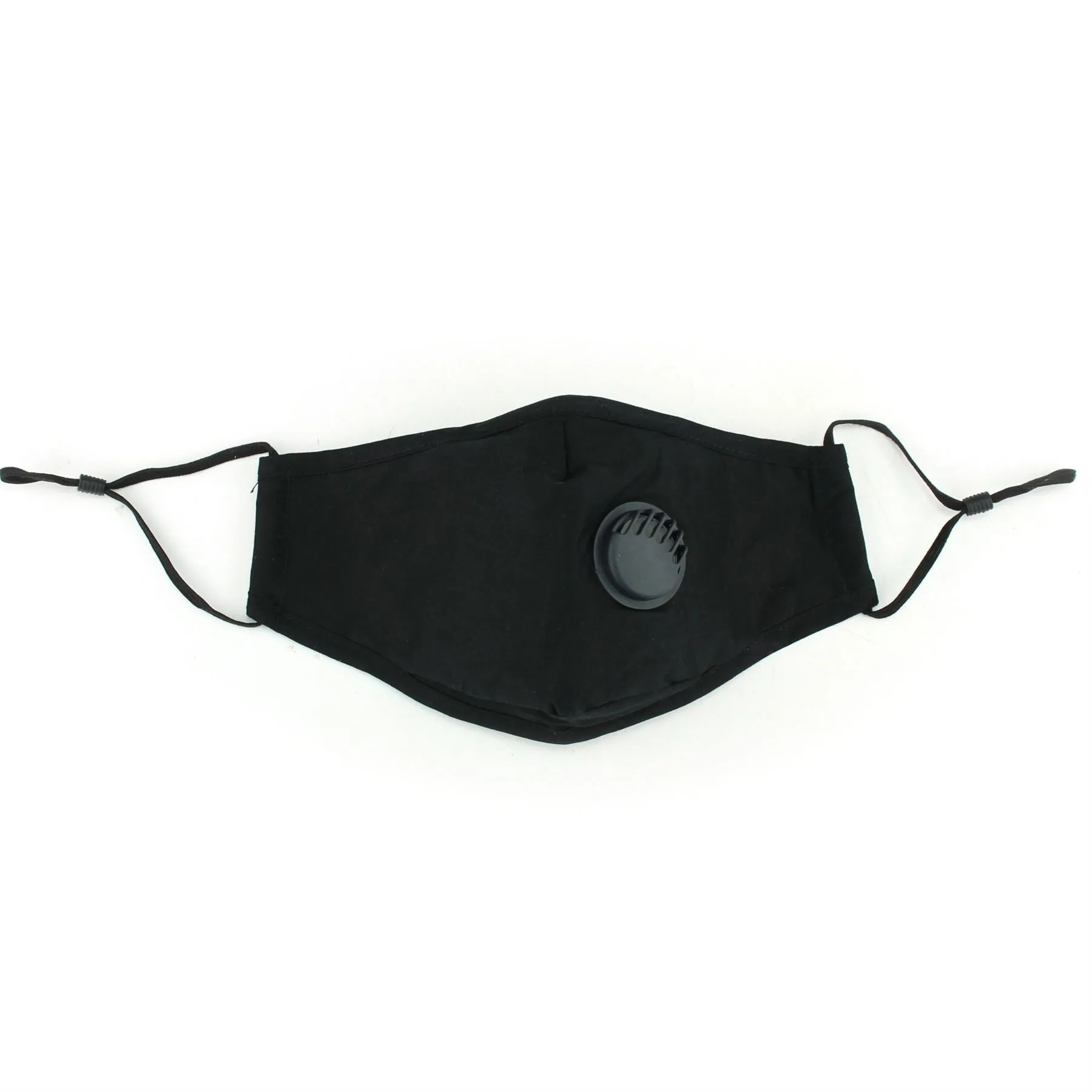 Breathable Vent Face Mask - Black