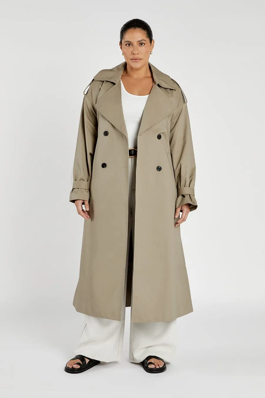 CAMERON MOSS TRENCH COAT