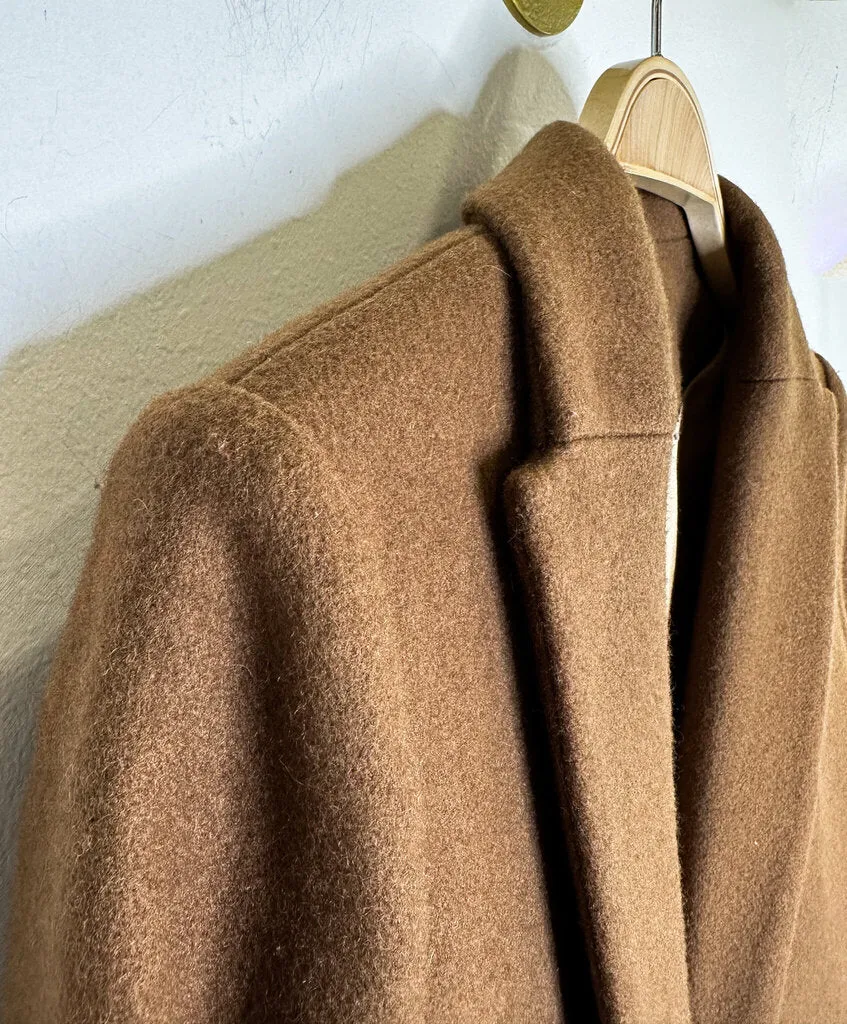 Classic Long Wool Blend Coat