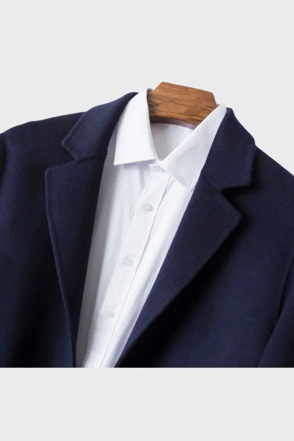 Classic Merino-Blend Blazer Jacket