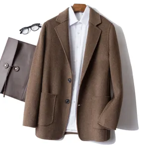 Classic Merino-Blend Blazer Jacket