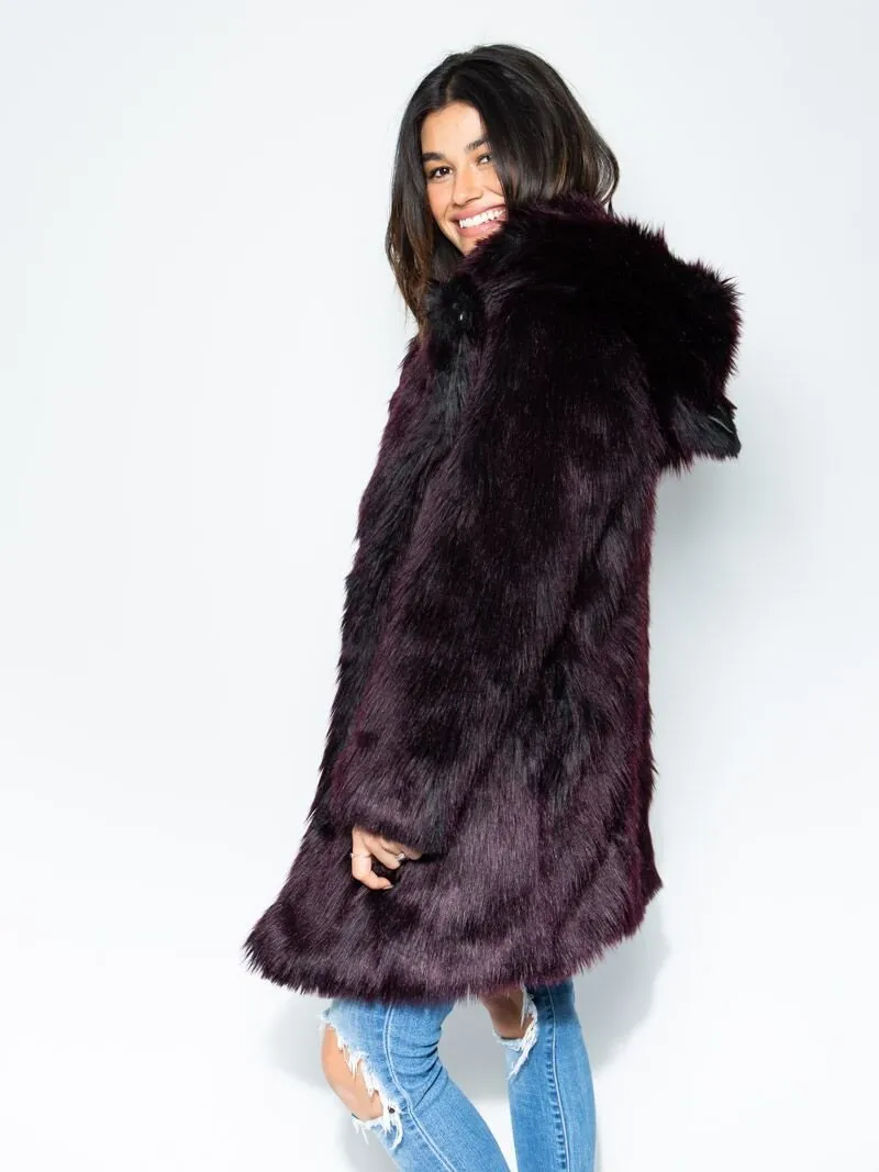 Classic Sangria Wolf CE Faux Fur Coat *Unisex*