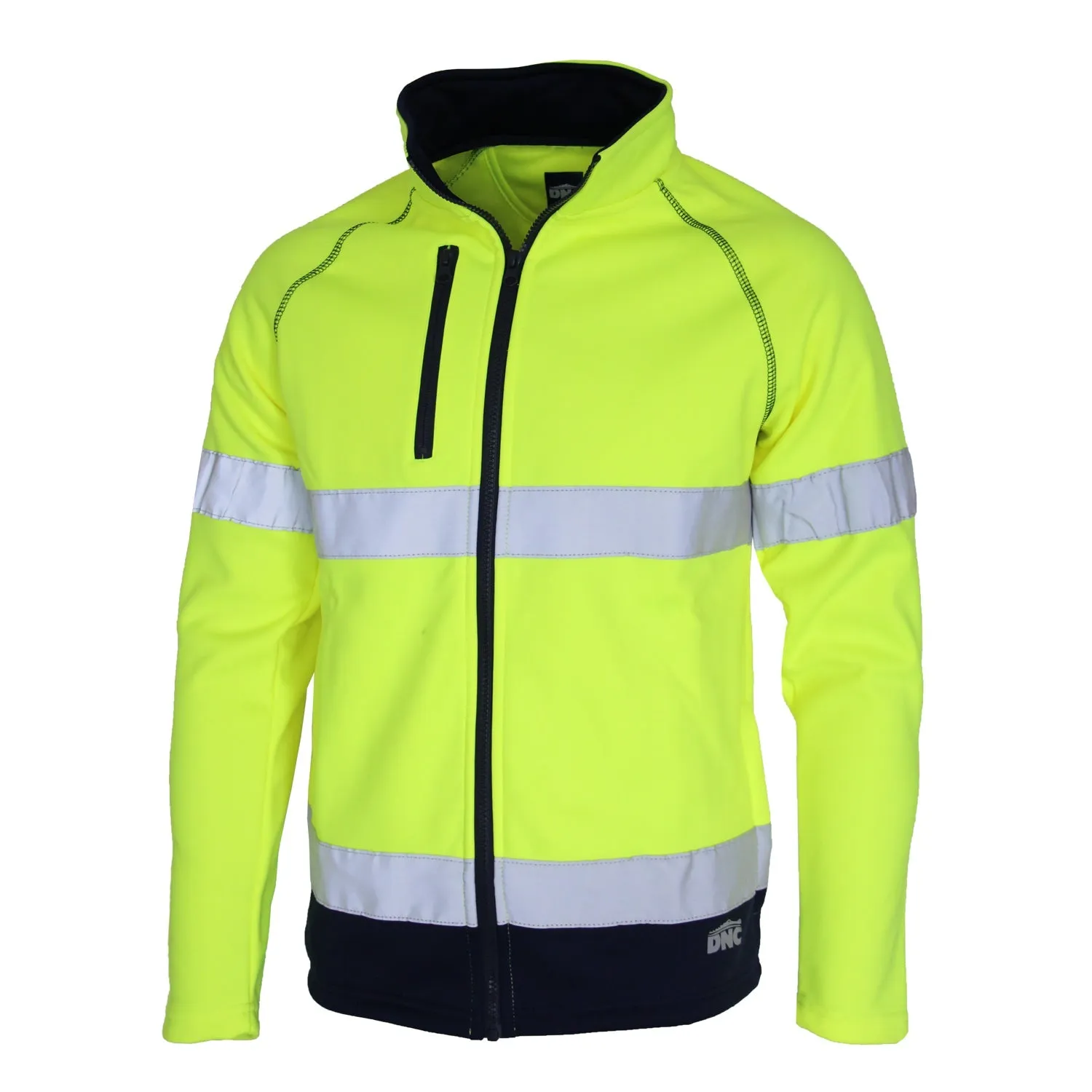 DNC Hi Vis CSR Taped Softshell Jacket (3523)