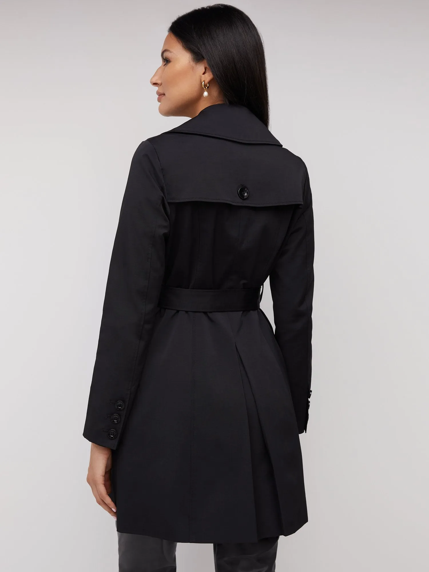 Double-Breasted City Trench Coat