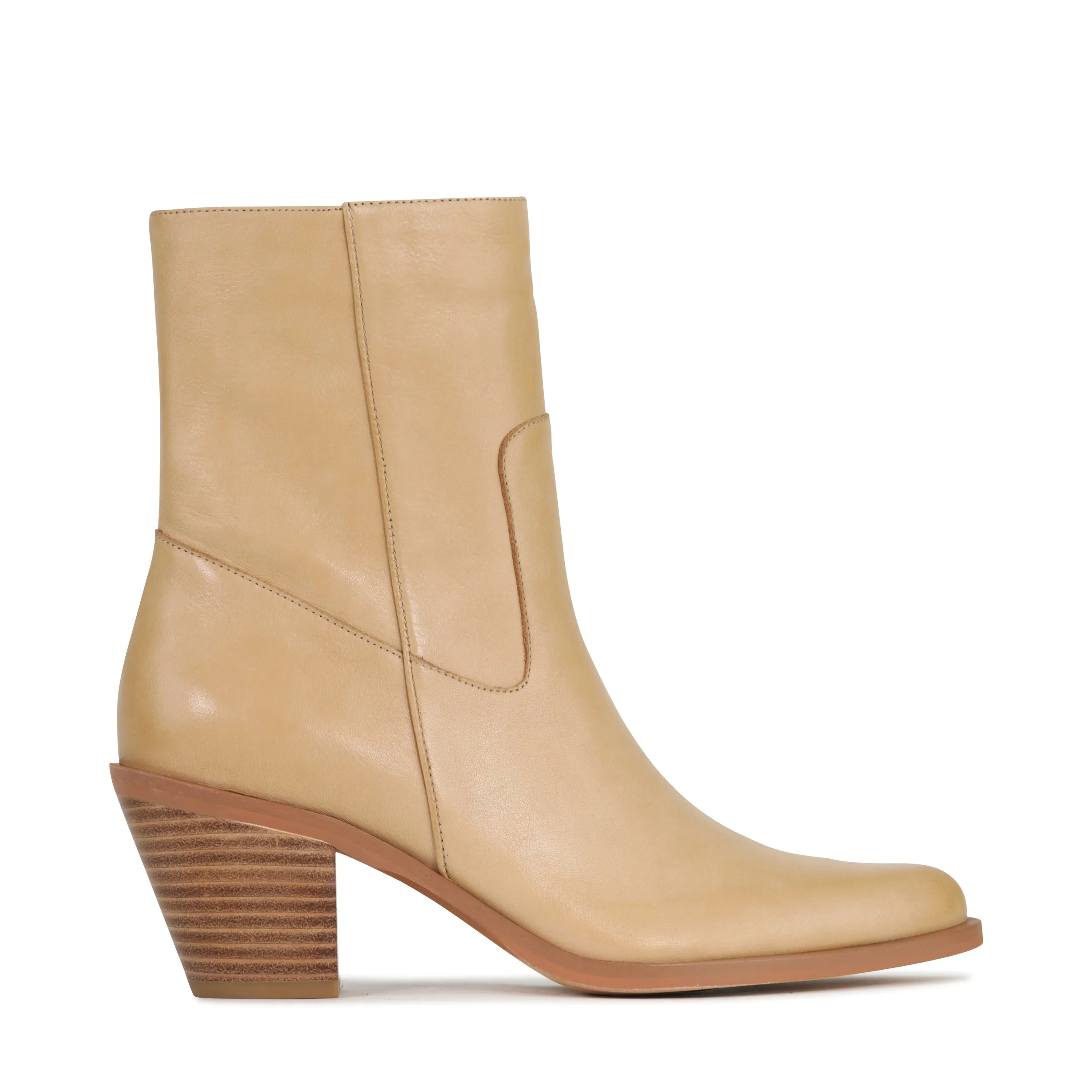 ELLEN LEATHER ANKLE BOOT