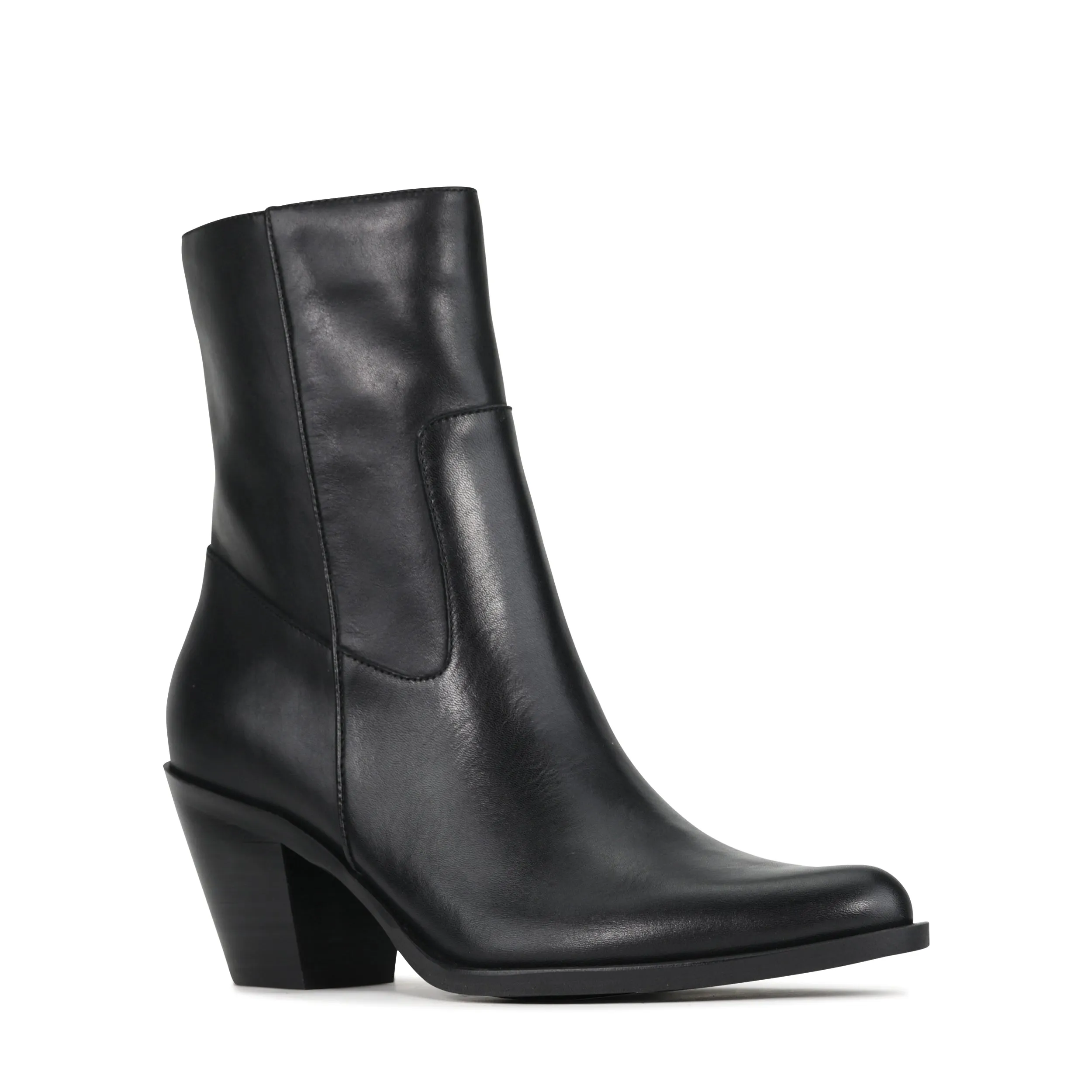 ELLEN LEATHER ANKLE BOOT