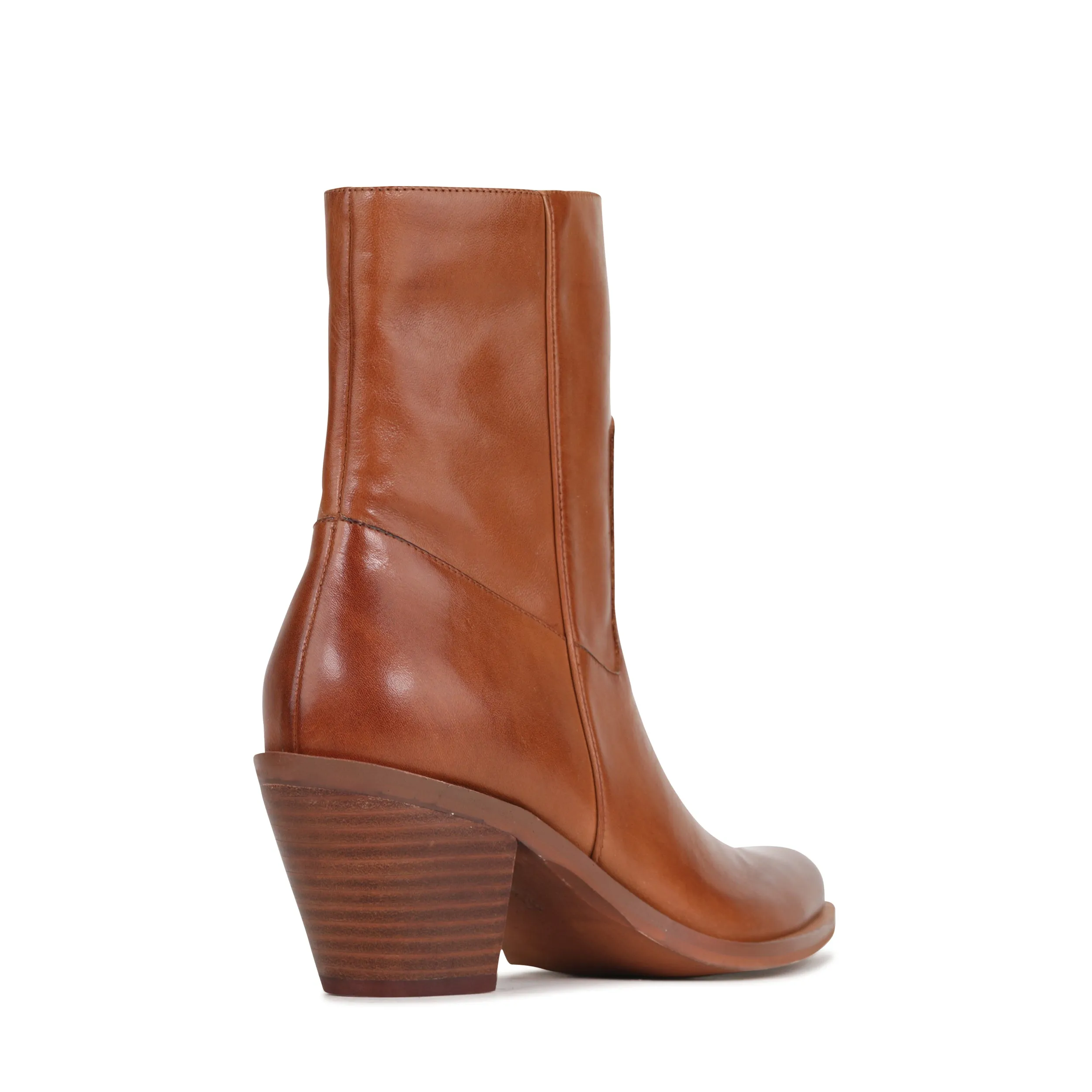 ELLEN LEATHER ANKLE BOOT