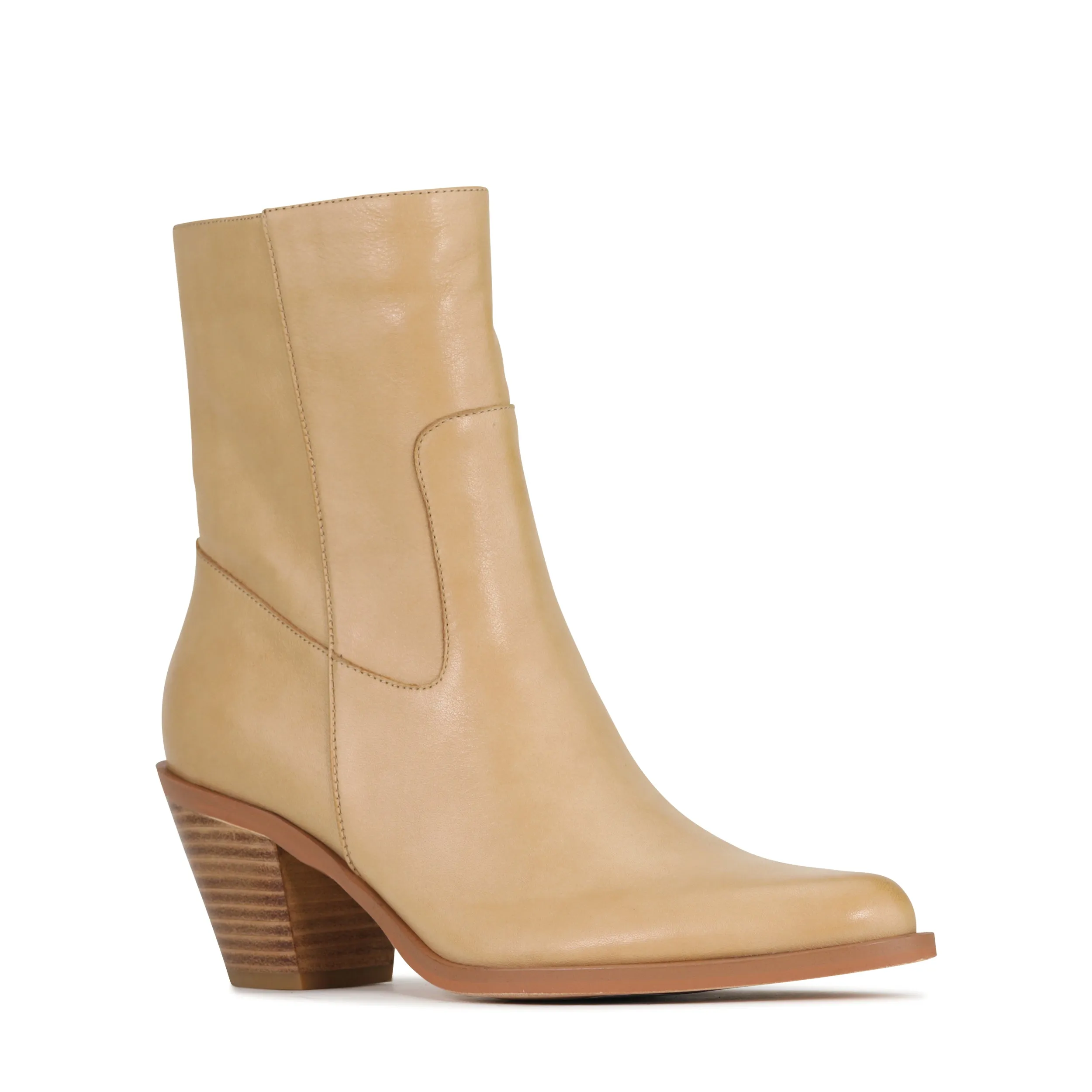 ELLEN LEATHER ANKLE BOOT