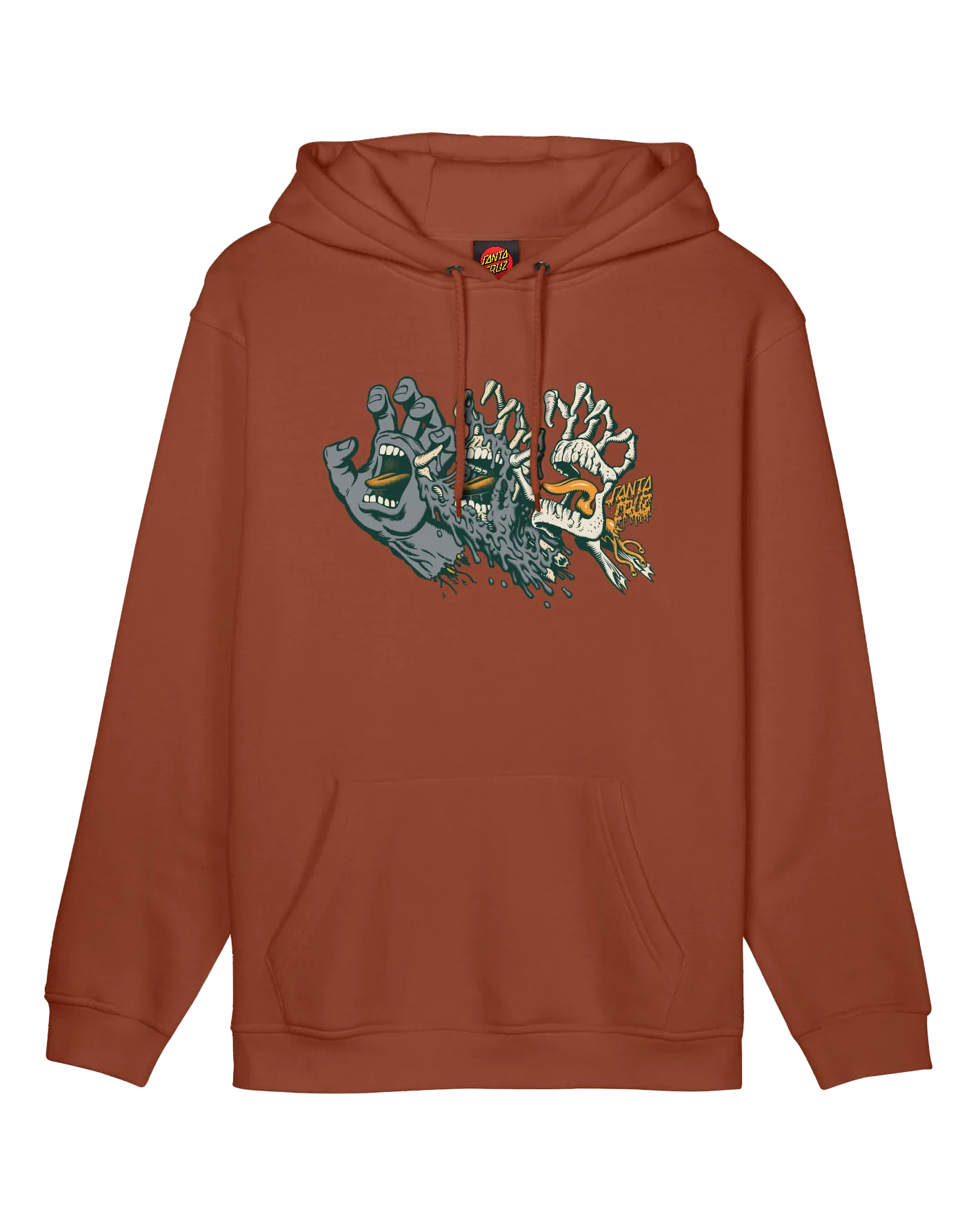 Evolved Hand Front Hoodie in Baked Clay