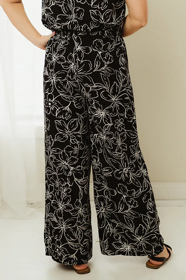 Floral Bubble Fashion Pants