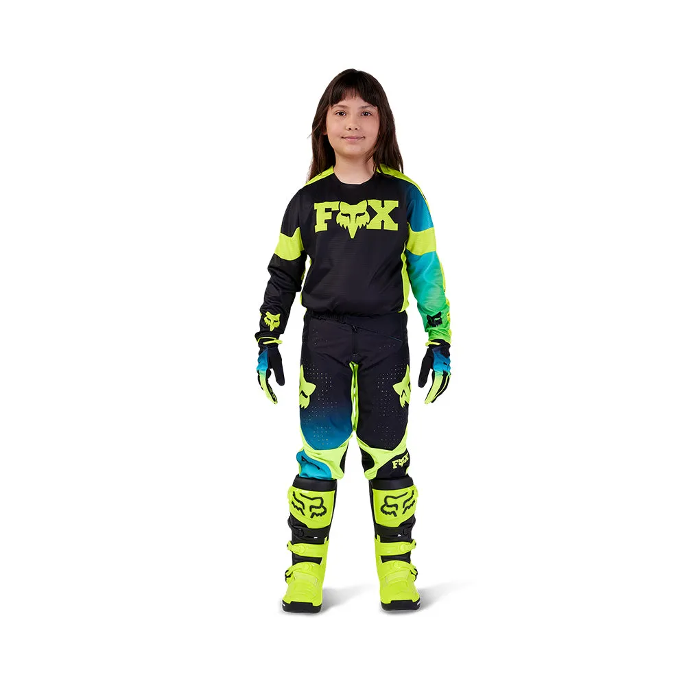 FOX YOUTH 360 STREAK PANTS [BLACK/YELLOW]