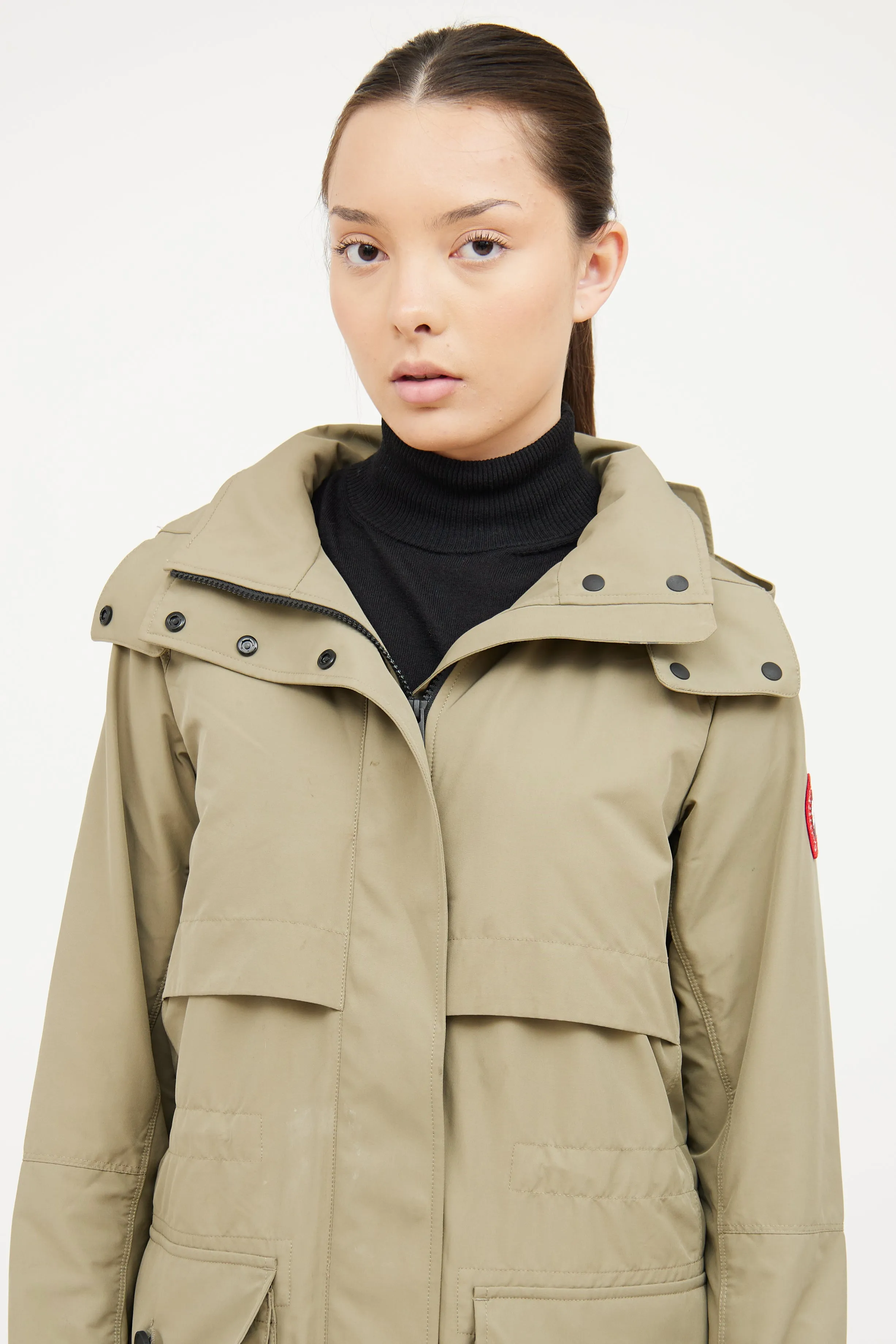 Green Cavalry Trench Coat