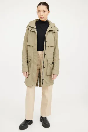 Green Cavalry Trench Coat