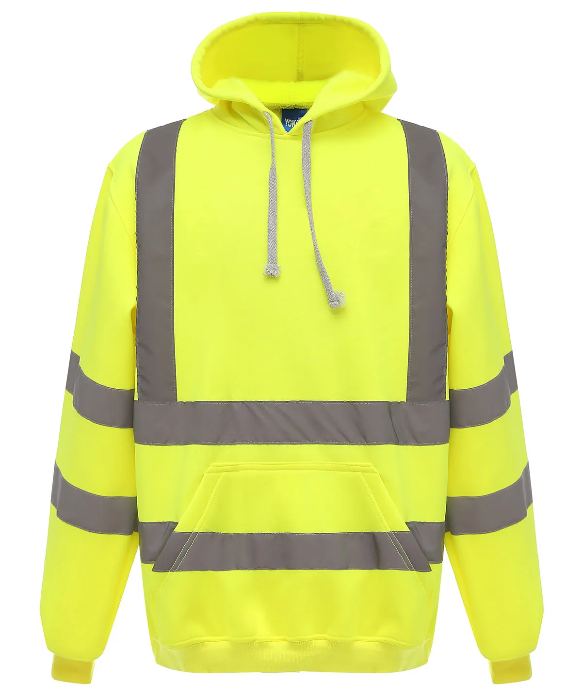 Hi-vis pull-over hoodie (HVK05) | Yellow