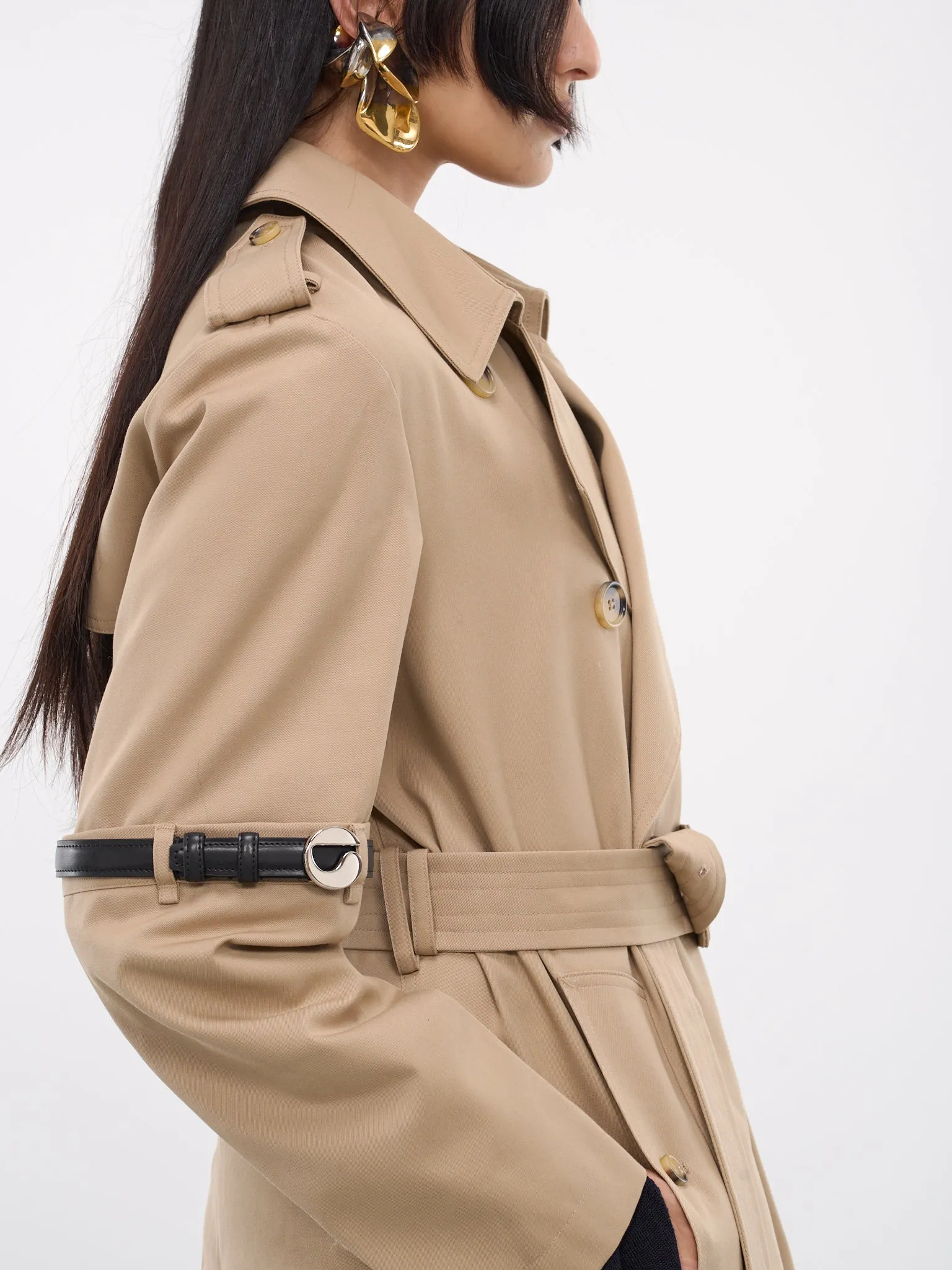 Hybrid Trench Coat (COPM21836-BEIGE)