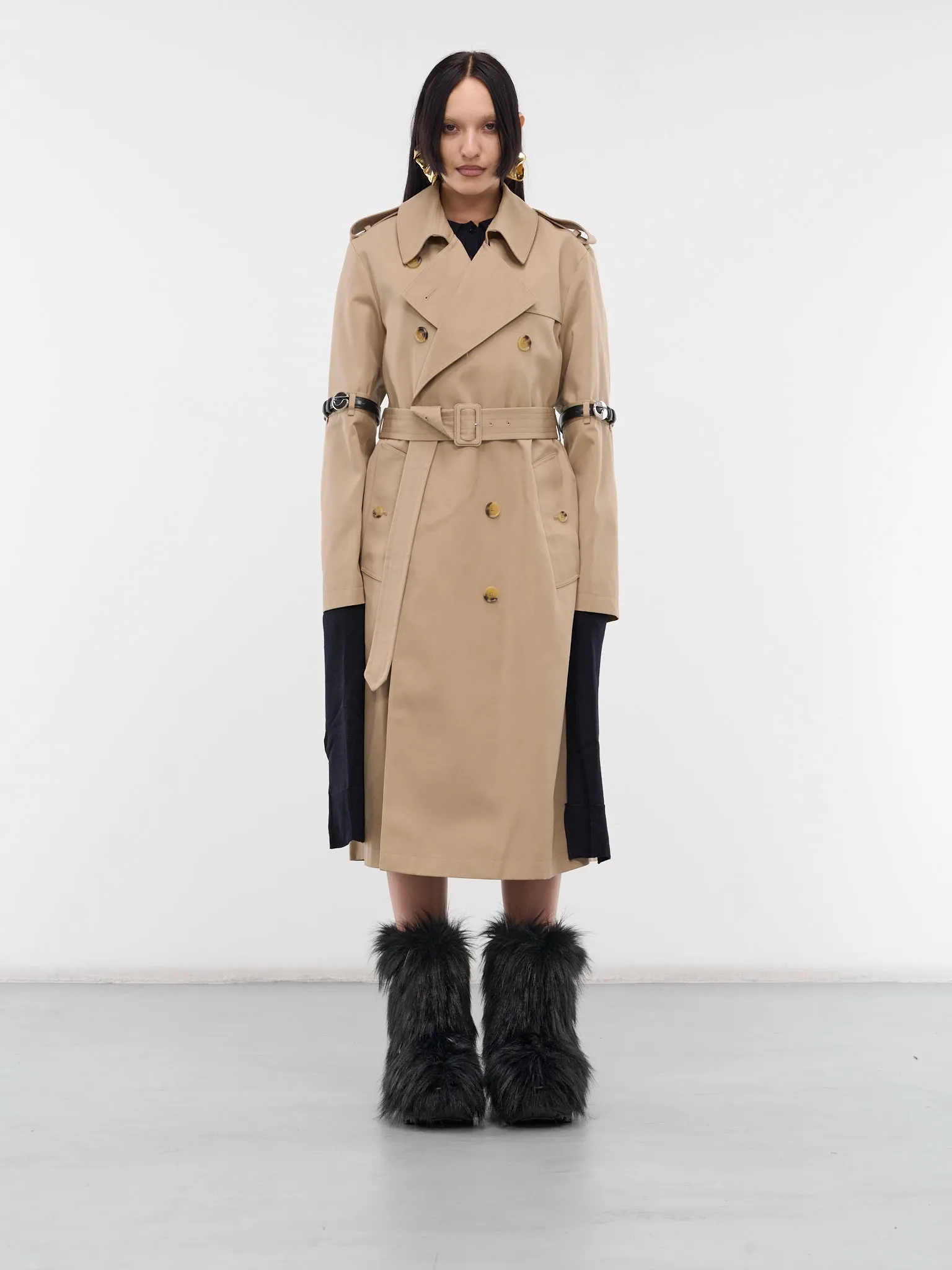 Hybrid Trench Coat (COPM21836-BEIGE)