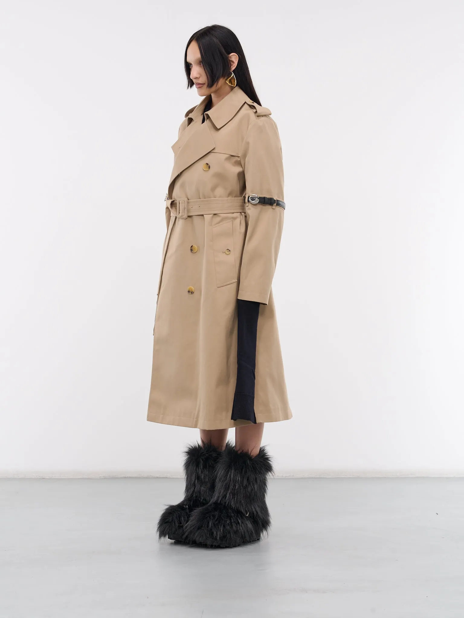 Hybrid Trench Coat (COPM21836-BEIGE)