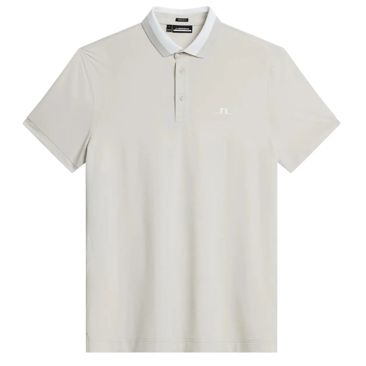 J.Lindeberg Benji Regular Fit Golf Shirt - Moonbeam