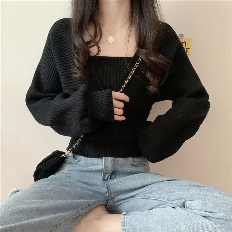 KittenAlarm - Solid Knitted Loose Elegant Sweater