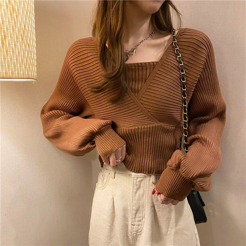 KittenAlarm - Solid Knitted Loose Elegant Sweater