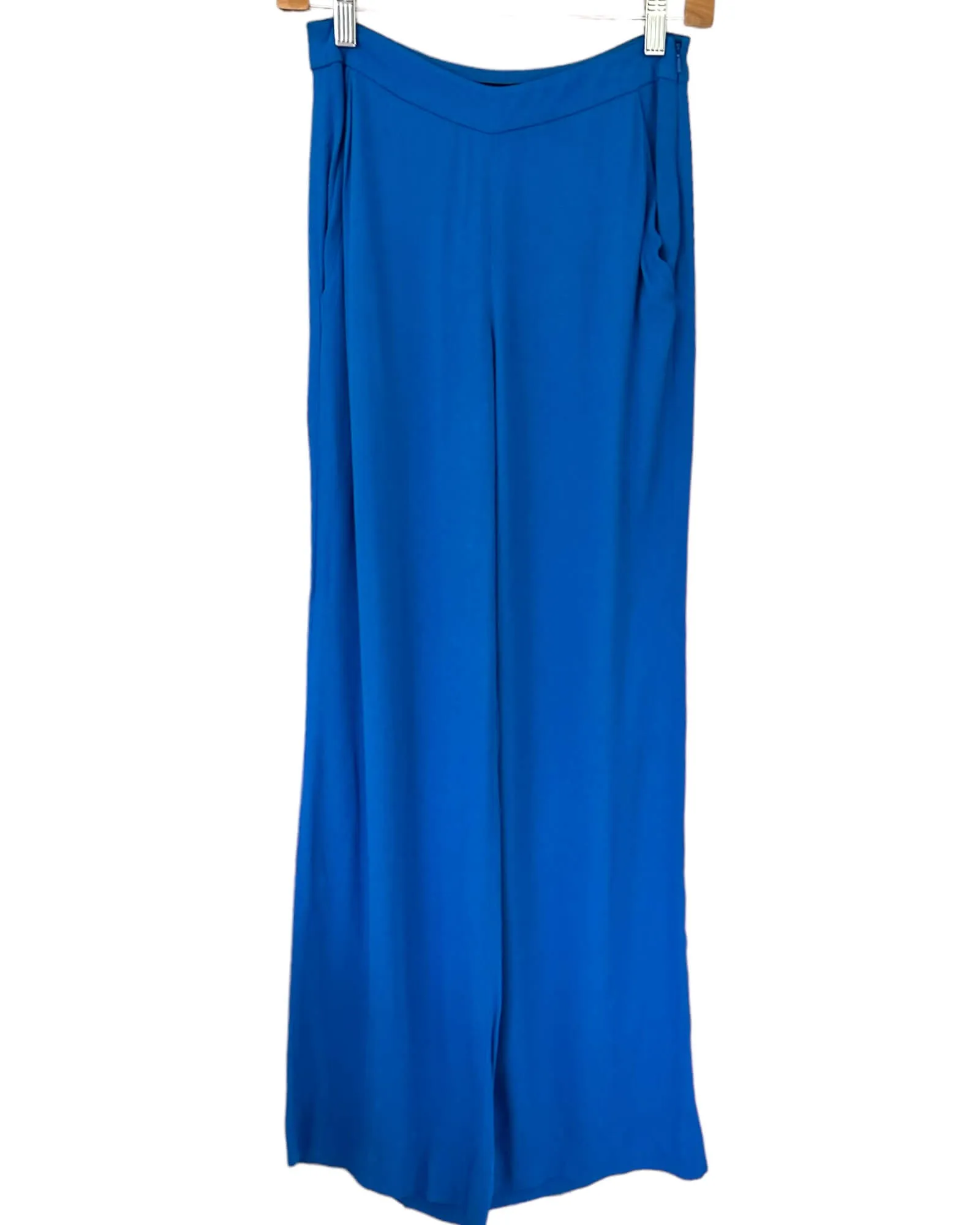 Light Spring Regatta Blue Wide Leg Pants