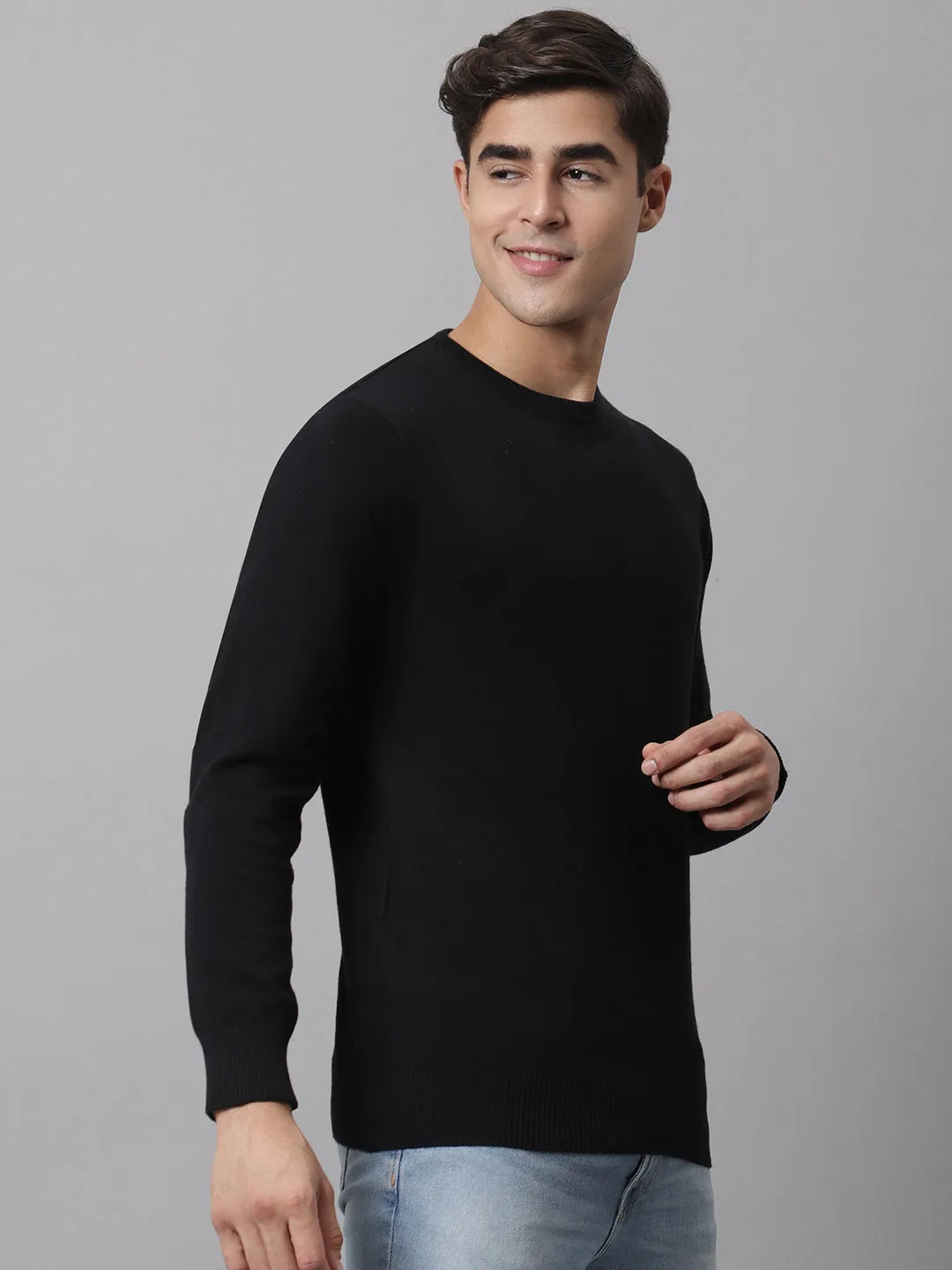 Men Black Sweater