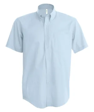 Mens short-sleeved Oxford shirt | Oxford Blue