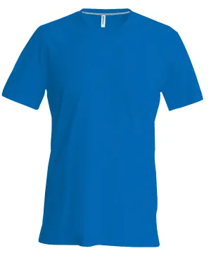 Mens short-sleeved V-neck T-shirt | Royal Blue