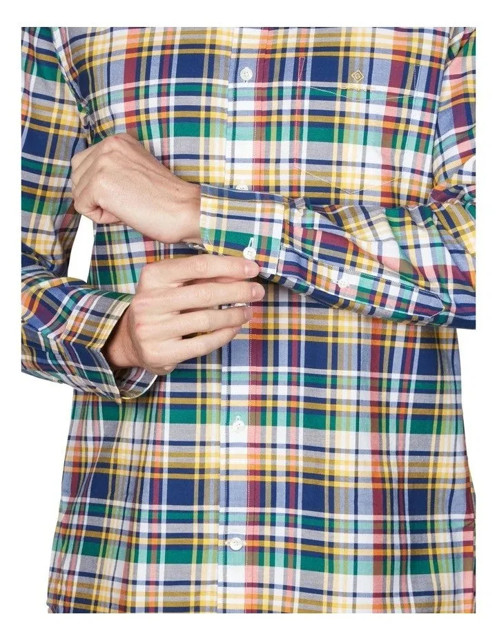 Oxford Shirt - Plaid - Solar Power Yellow