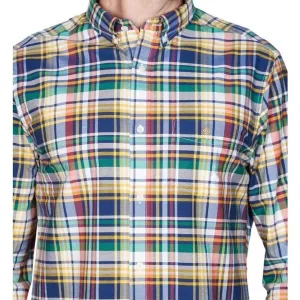 Oxford Shirt - Plaid - Solar Power Yellow