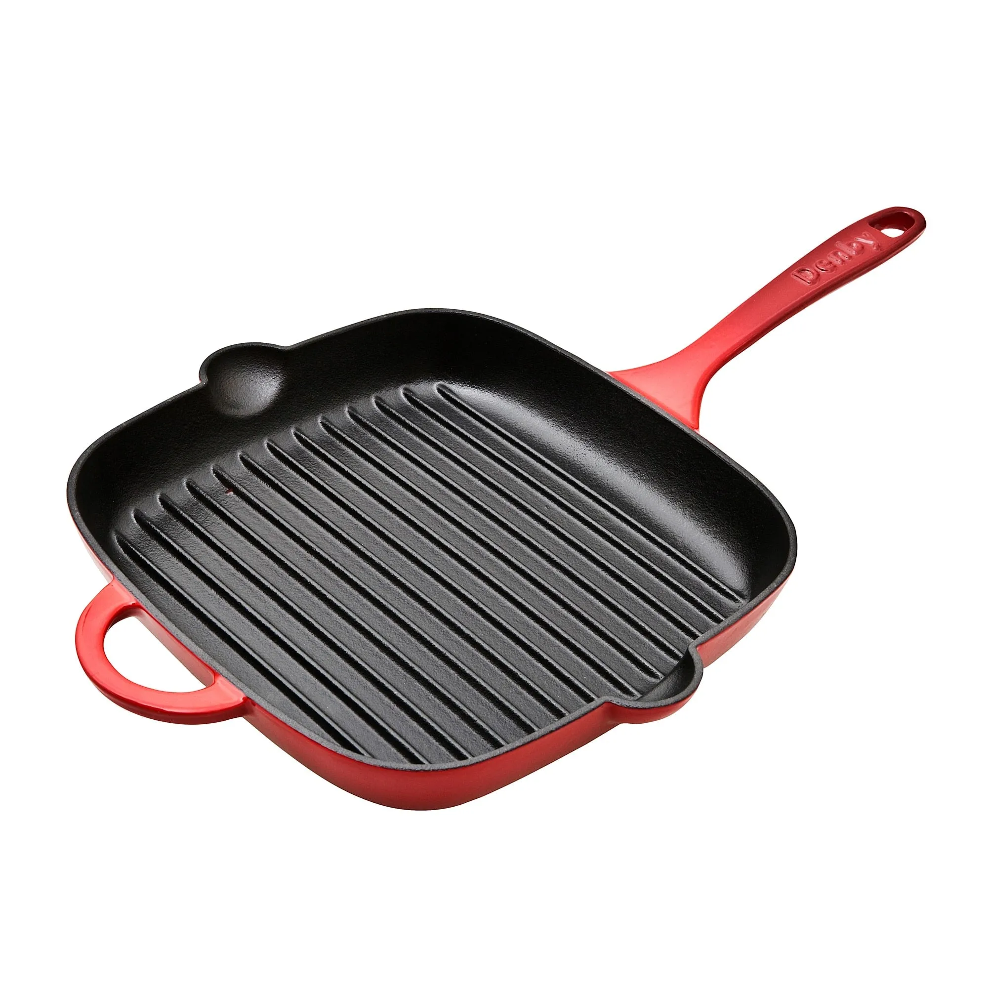 POMEGRANATE Cast Iron 25CM GRIDDLE PAN