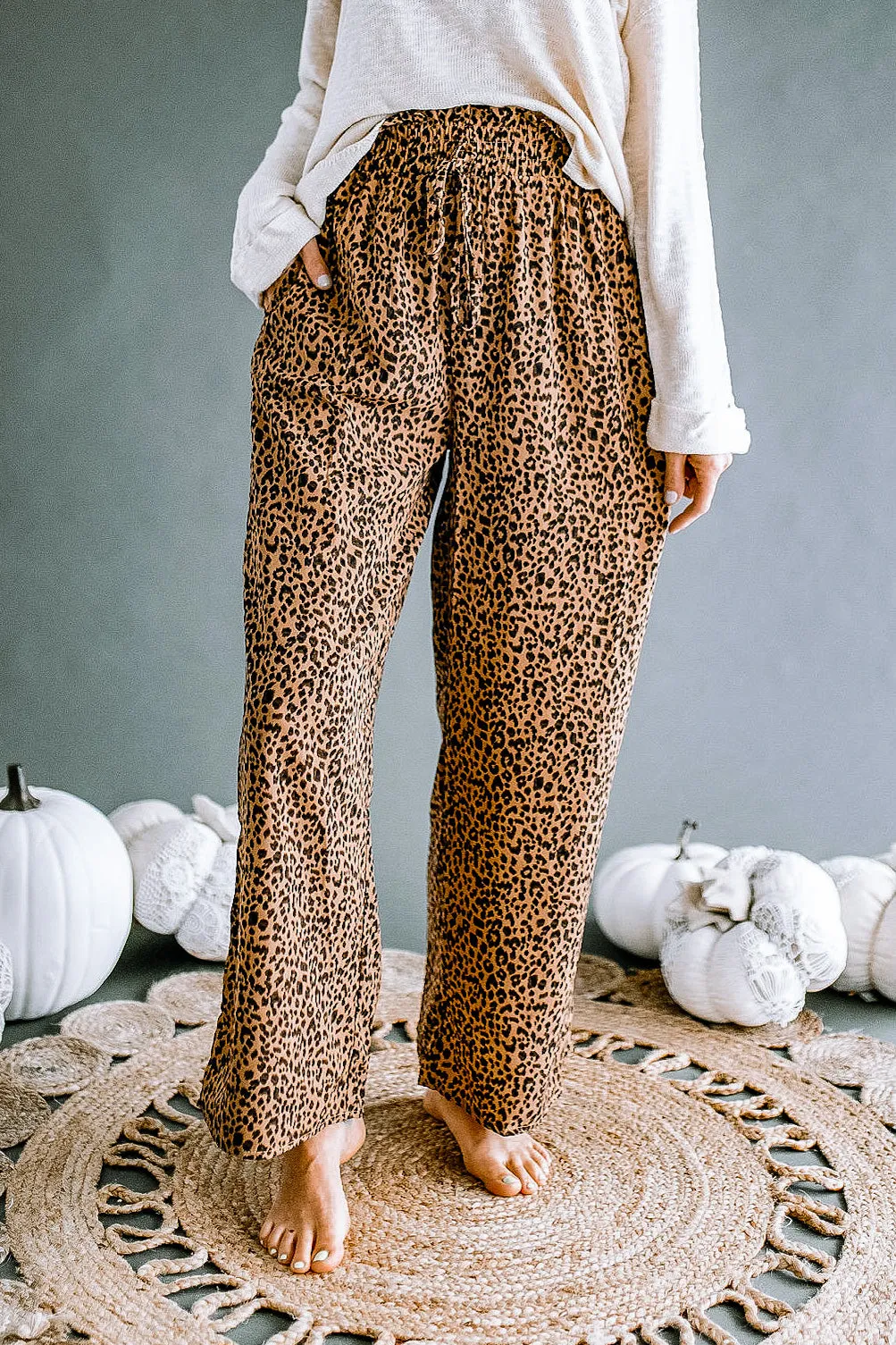 Raven Leopard Flowy Pants | FINAL SALE