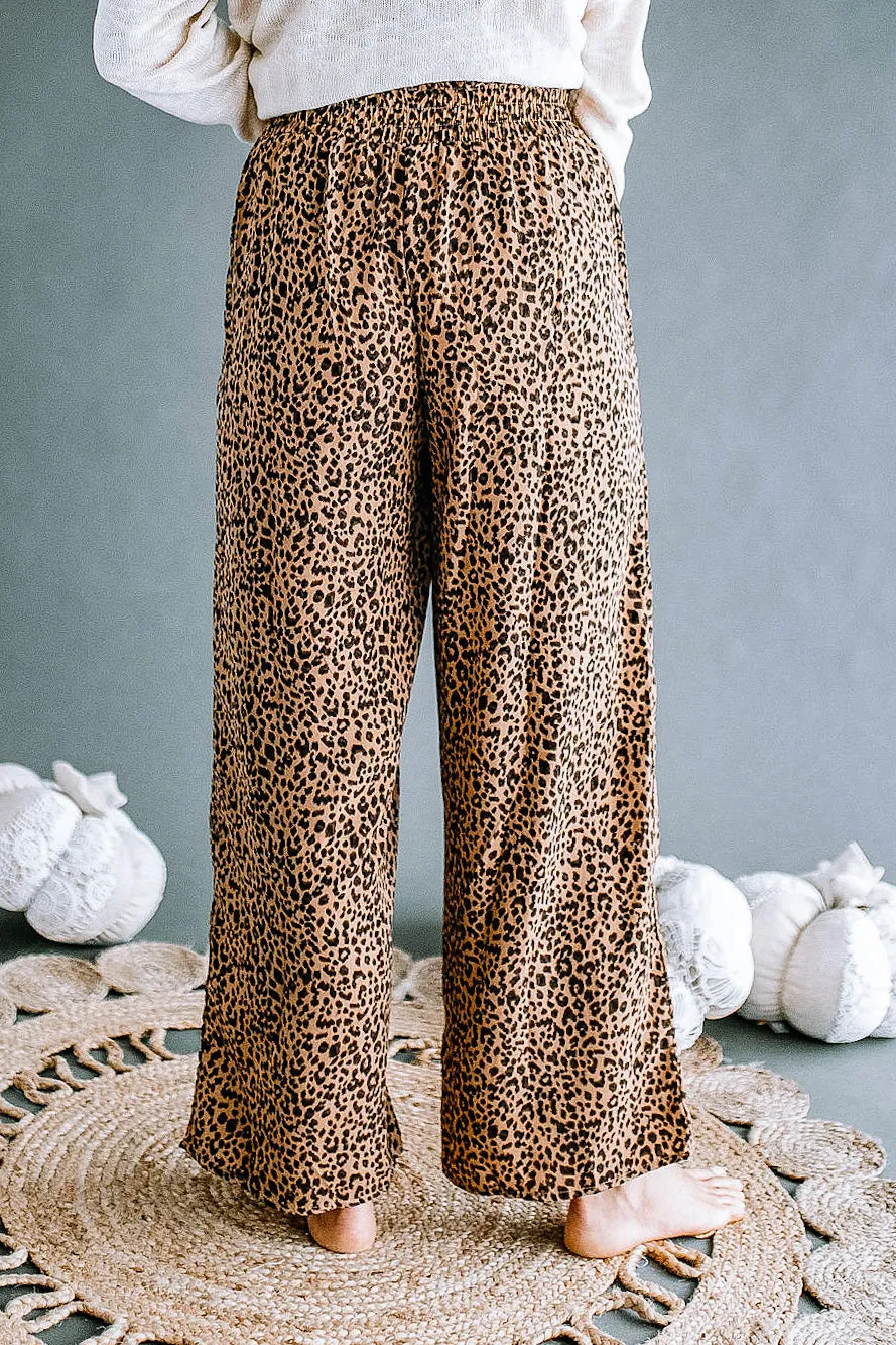 Raven Leopard Flowy Pants | FINAL SALE