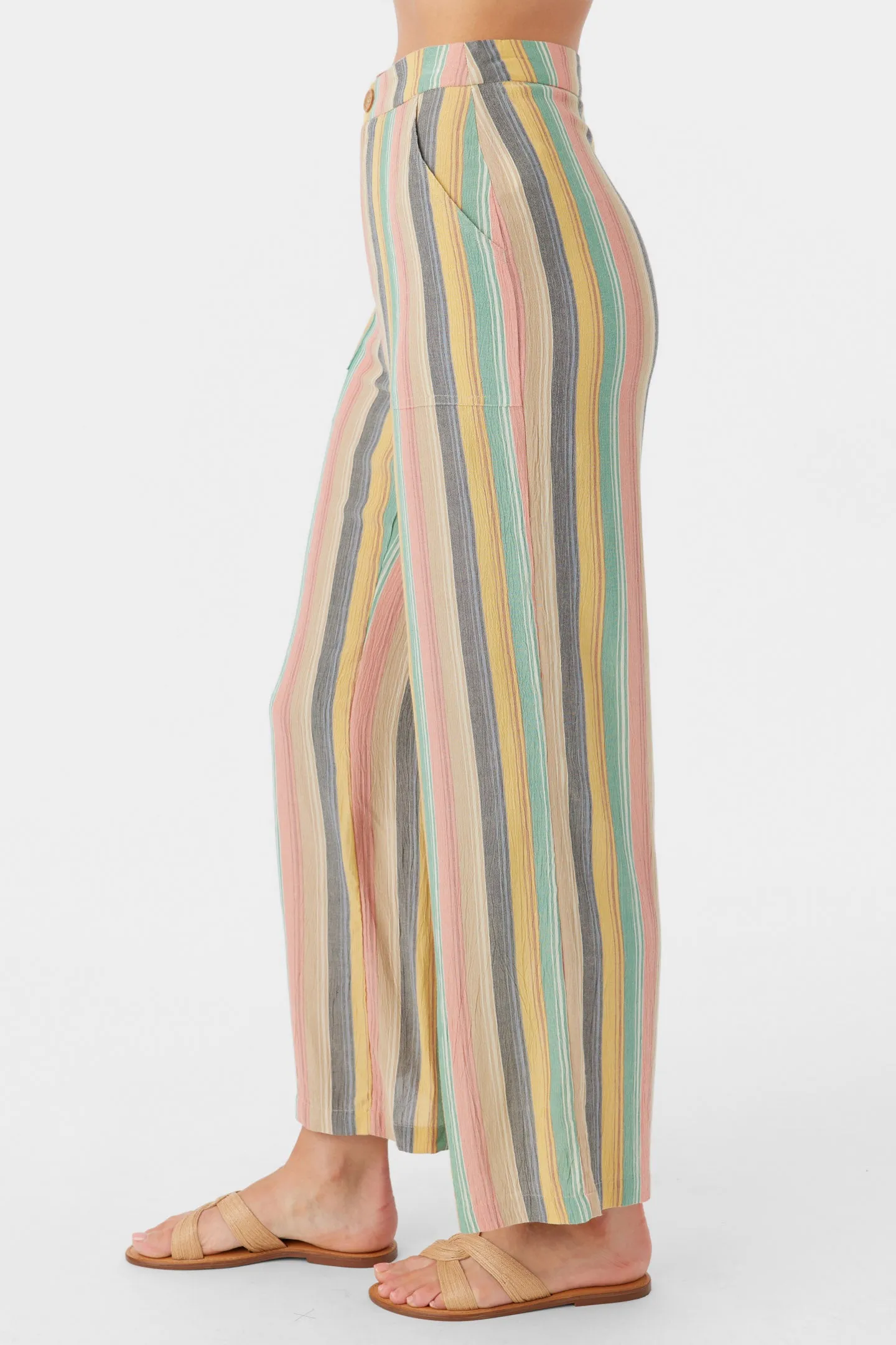 RYLAN BEACHBOUND STRIPE WIDE LEG PANTS