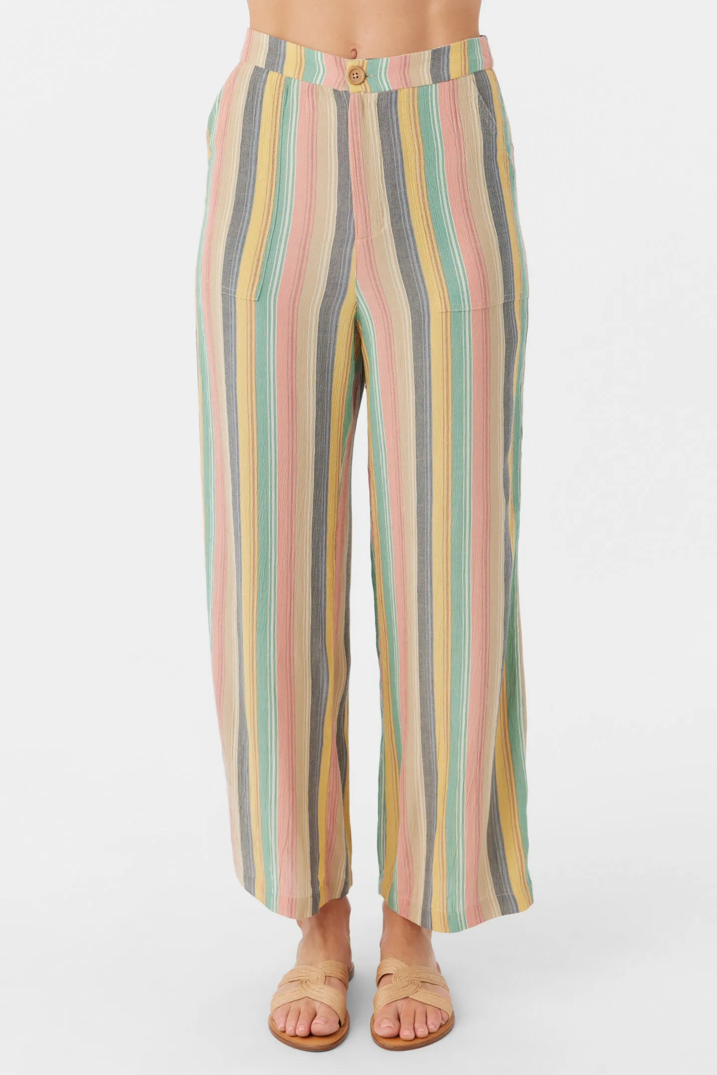 RYLAN BEACHBOUND STRIPE WIDE LEG PANTS