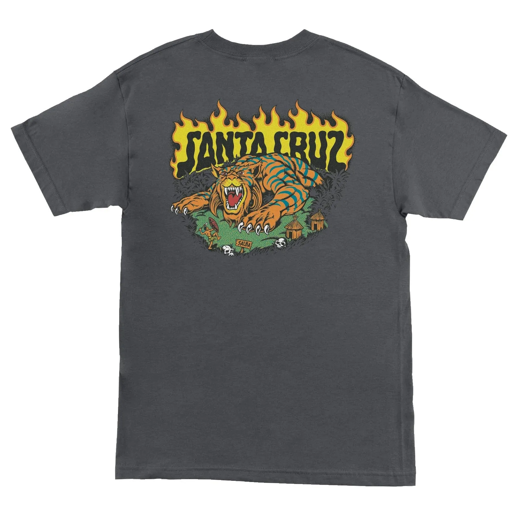 Salba Tiger Redux T-Shirt | Charcoal