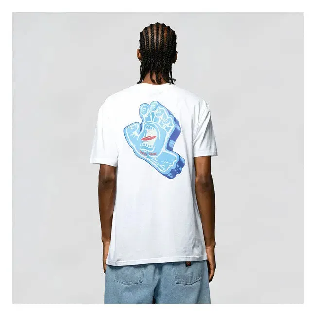 Santa Cruz Screaming Foam Hand T-Shirt White