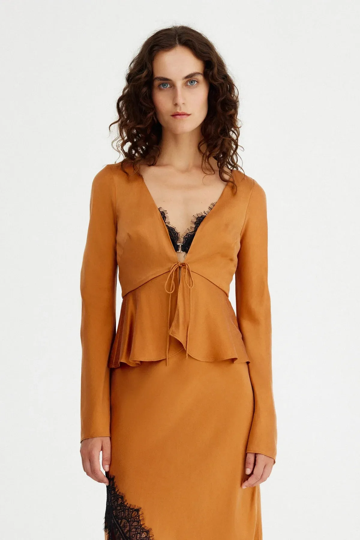 Significant Other Helaina Top in Caramel