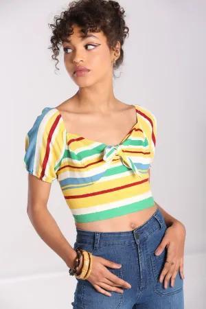 Solange Crop Top by Hell Bunny